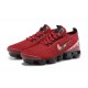 Womens Nike Air VaporMax Flyknit 3 Red Black Sneakers CT1274 -600