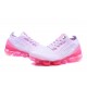 Womens Nike Air VaporMax Flyknit 3 White Pink Sneakers AJ6910-005