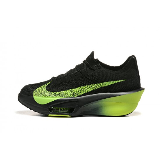 Air Zoom Alphafly NEXT 3 (W/M) Running Shoes Black and Green