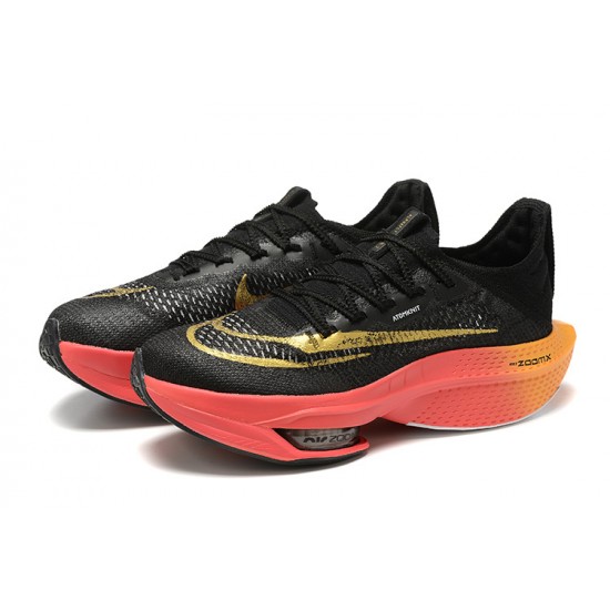 Air Zoom Alphafly Next 2 (M) Running Shoes Black Gold