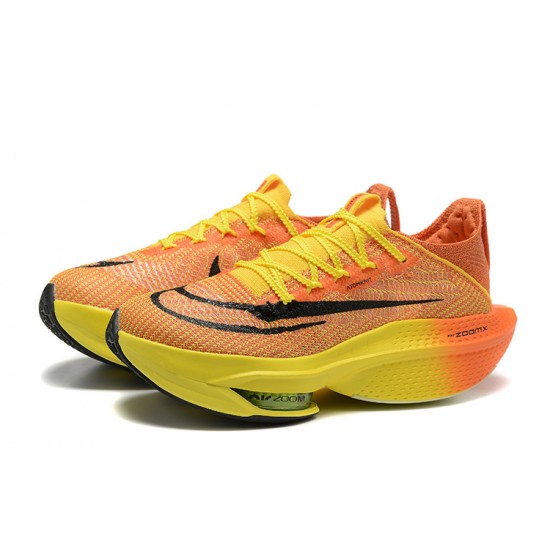 Air Zoom Alphafly Next 2 (M) Running Shoes Orange and Yellow