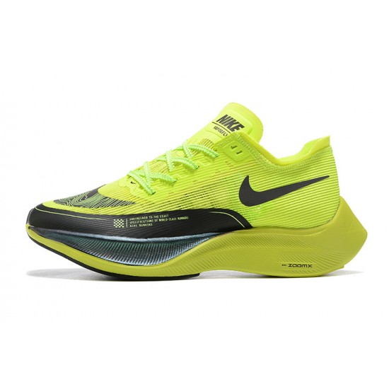 ZoomX VaporFly Next% (M) Running Shoes Chartreuse Black