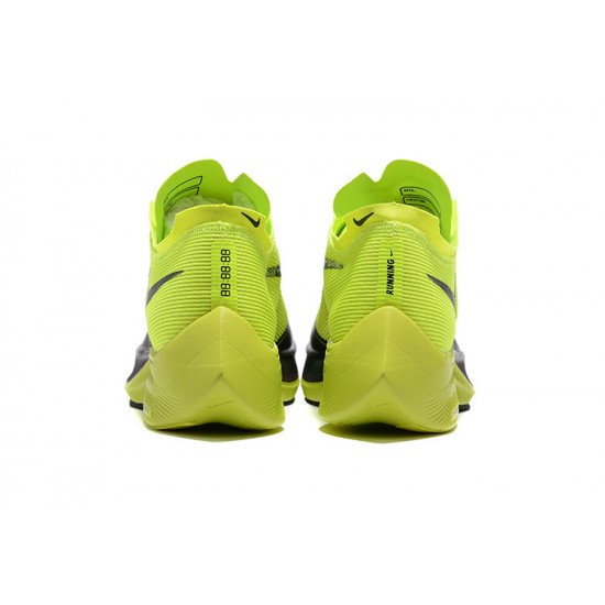 ZoomX VaporFly Next% (M) Running Shoes Chartreuse Black