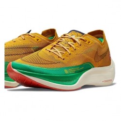 ZoomX VaporFly Next% (M) Running Shoes Yellow Green  