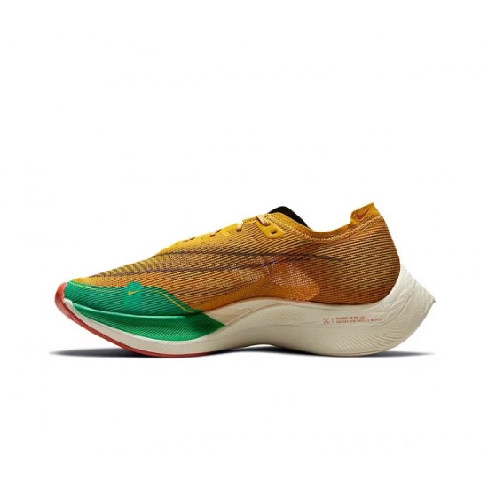 ZoomX VaporFly Next% (M) Running Shoes Yellow Green