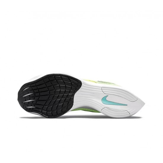 ZoomX VaporFly Next% (W/M) Running Shoes Green and Blue