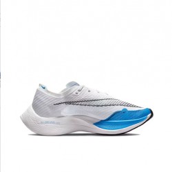 ZoomX VaporFly Next% (W/M) Running Shoes White and Blue  