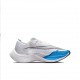 ZoomX VaporFly Next% (W/M) Running Shoes White and Blue