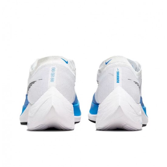 ZoomX VaporFly Next% (W/M) Running Shoes White and Blue