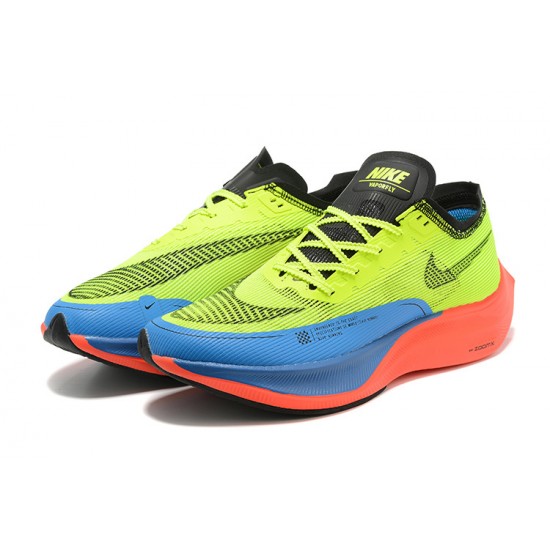 ZoomX VaporFly Next% (W/M) Running Shoes Yellow Blue