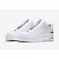 Nike Air Force 1 Low "Double Air" Running Shoes CJ1379 100 AF1 Black White Unisex