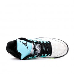 Air Jordan 5 Retro "Island Green" White/Black-White-Island Green CN2932 100 Unisex AJ5